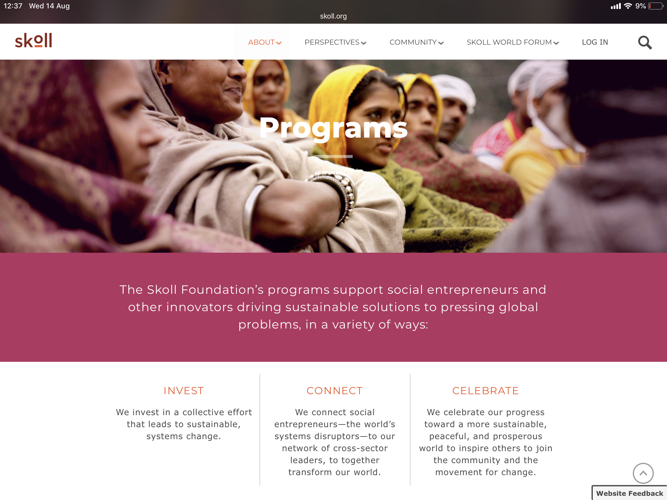 Managing Partnership/oiapp/Skoll Foundation
