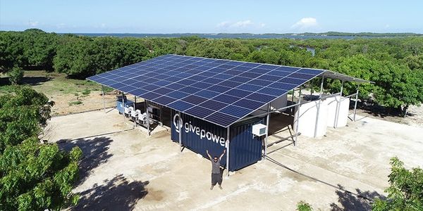 Solar powered desalination plant in Kenya