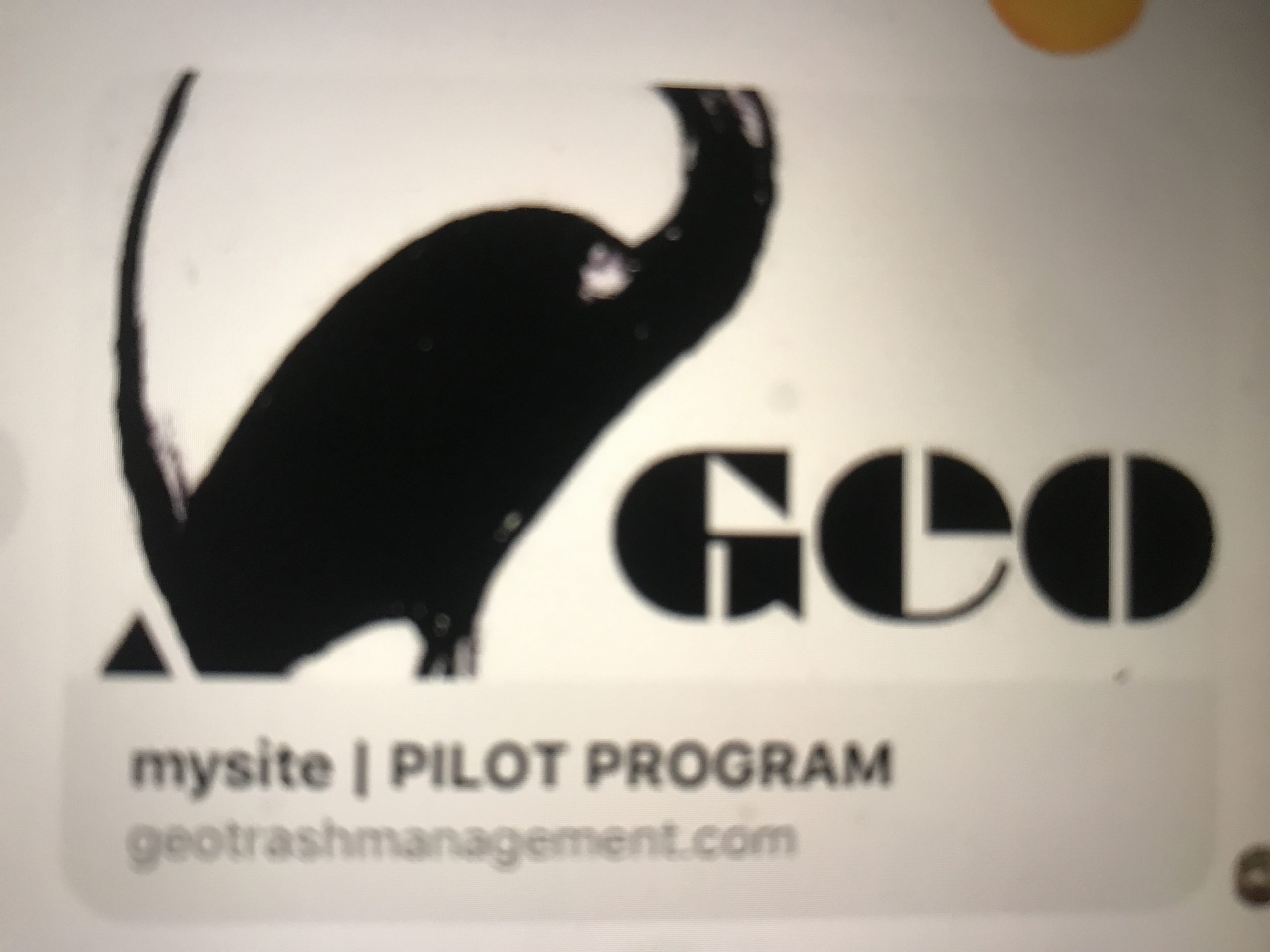 Geo Trash Pilot program Ryan S