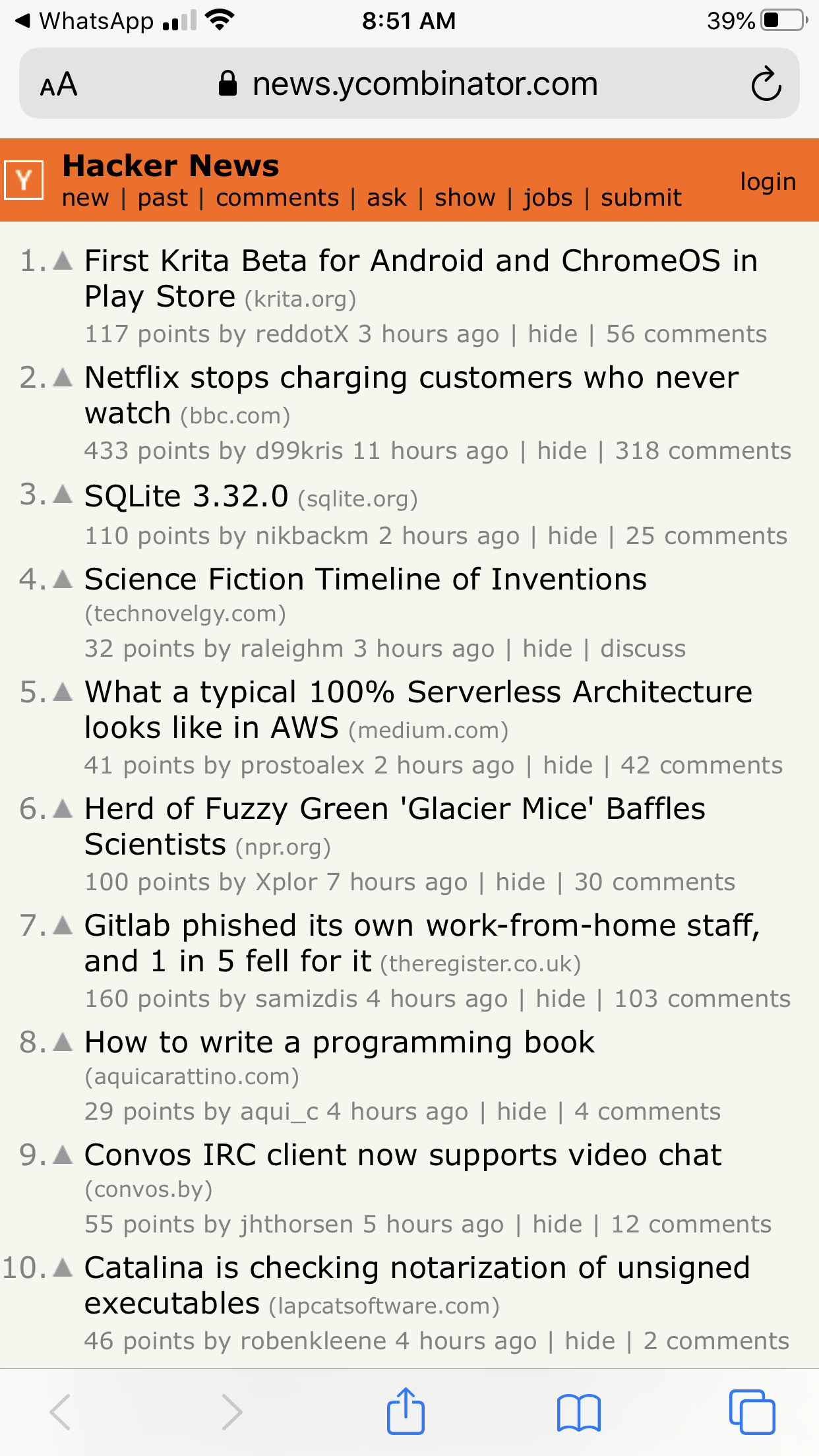btw, this website is the best source of links I know https://news.ycombinator.com/