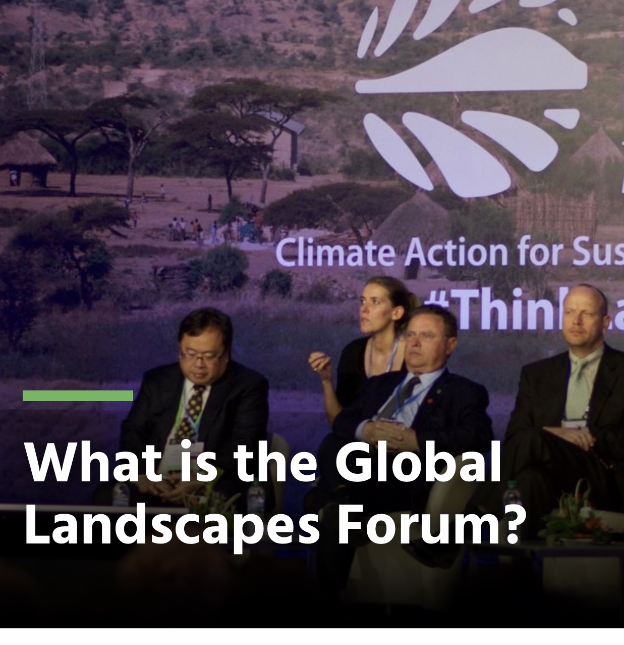 Partnership: The Global Landscapes Forum (GLF)